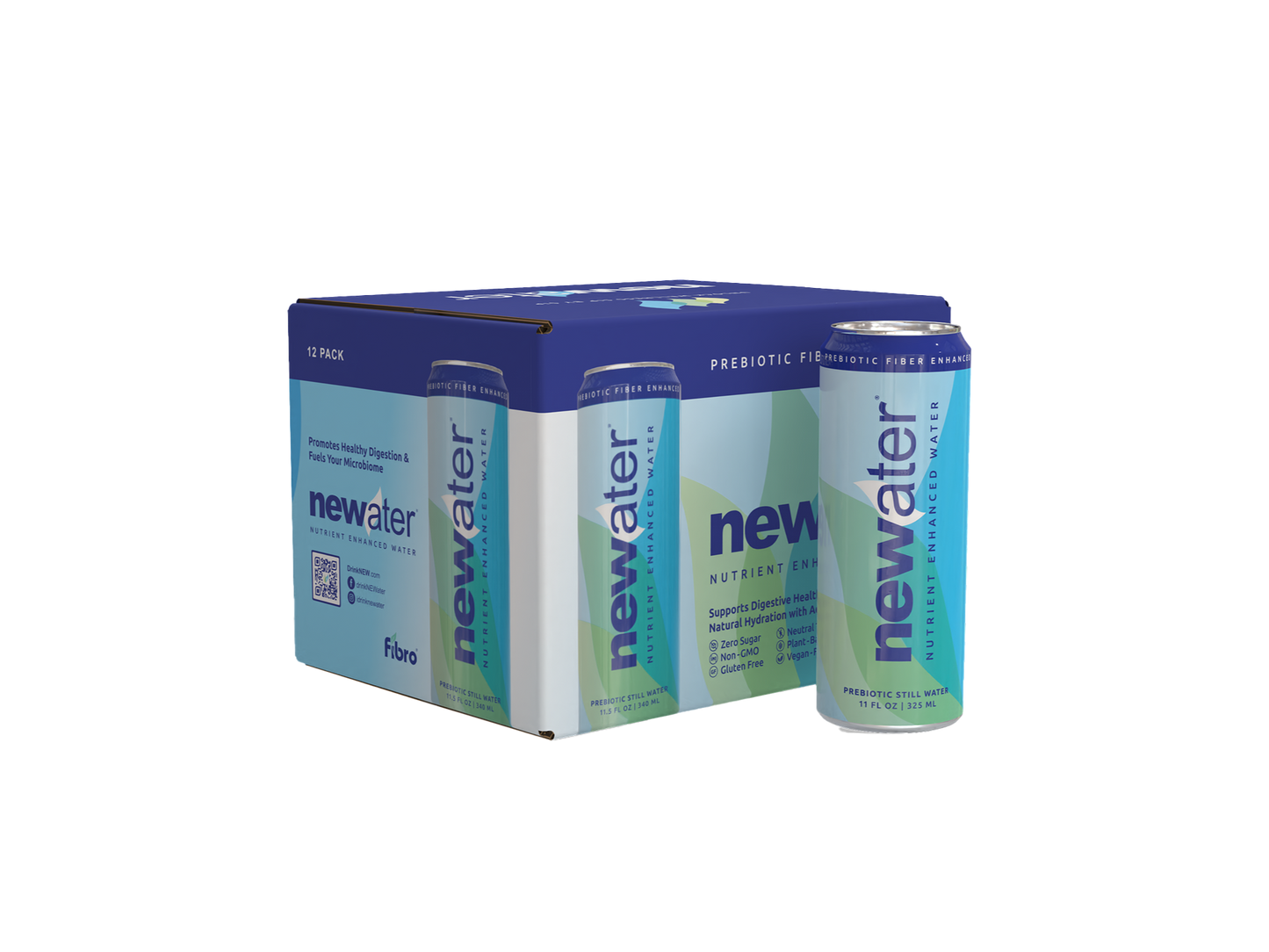NEWATER | 12pk Prebiotic Fiber Water
